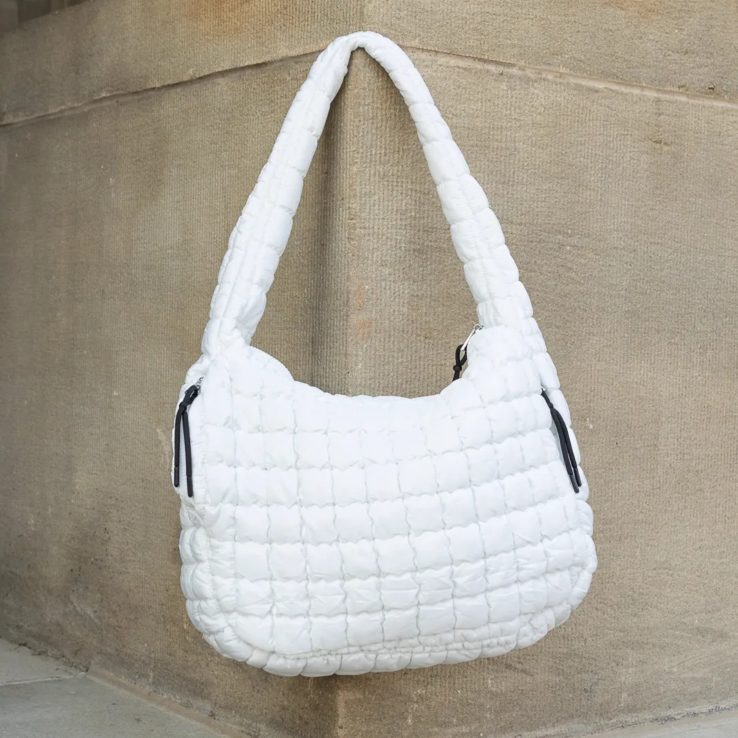 Taylor Quilted Puffer Tote