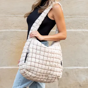 Taylor Quilted Puffer Tote