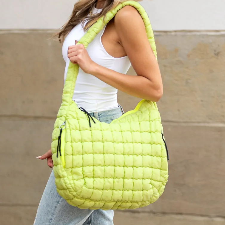 Taylor Quilted Puffer Tote