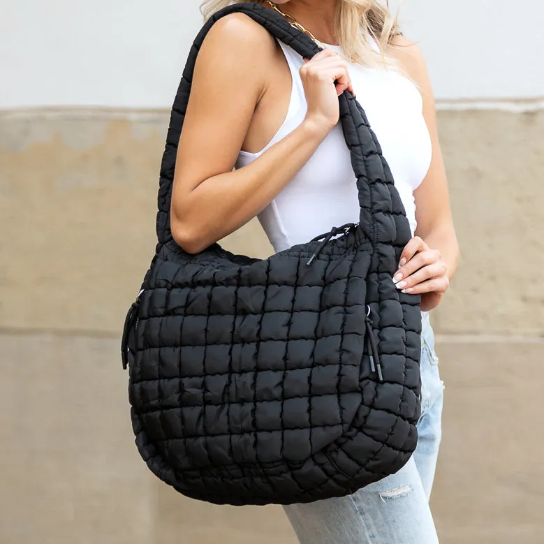 Taylor Quilted Puffer Tote