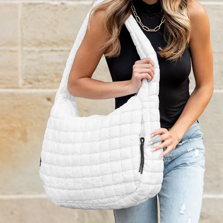 Taylor Quilted Puffer Tote