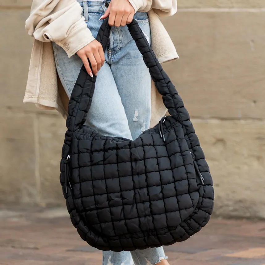 Taylor Quilted Puffer Tote