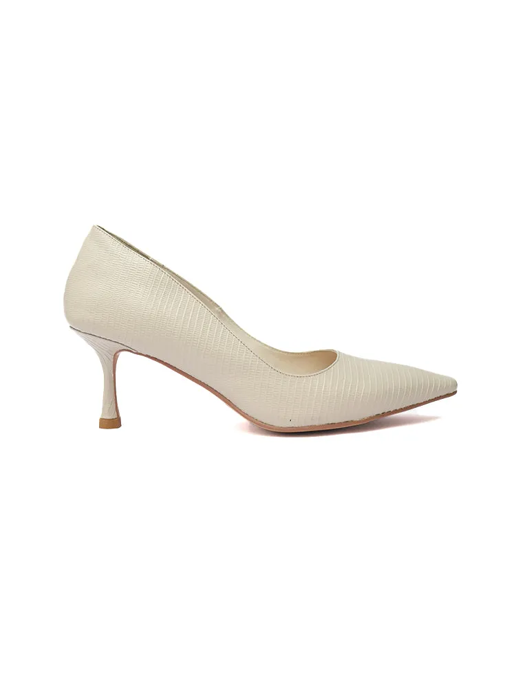 Textured Pointed Heels