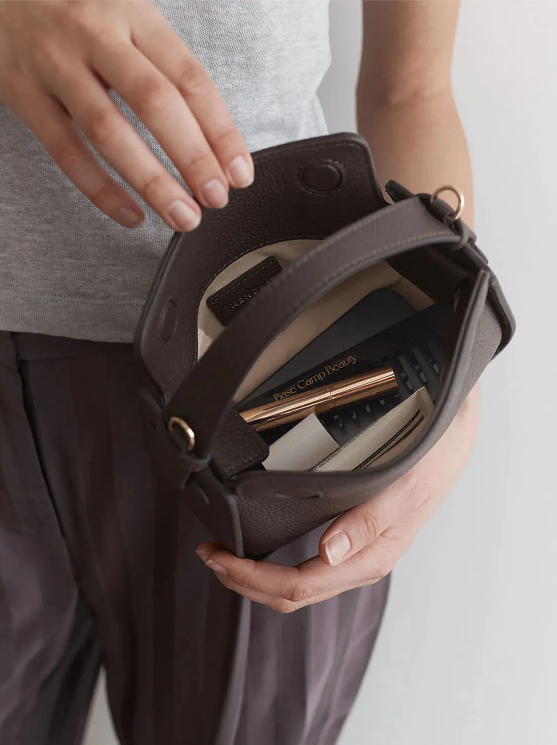 The Horse - Mini Clementine Bag - Charcoal