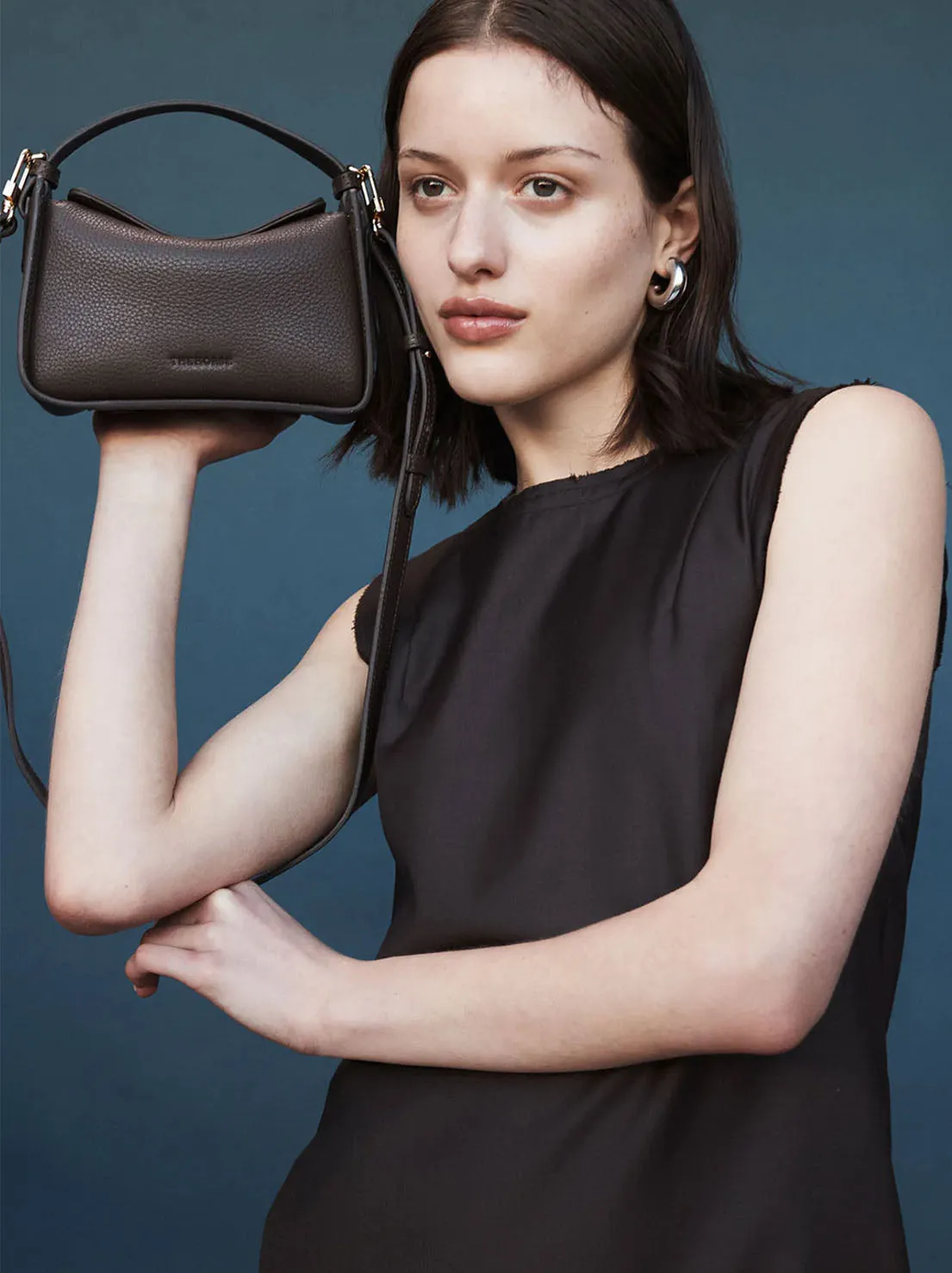 The Horse - Mini Clementine Bag - Charcoal