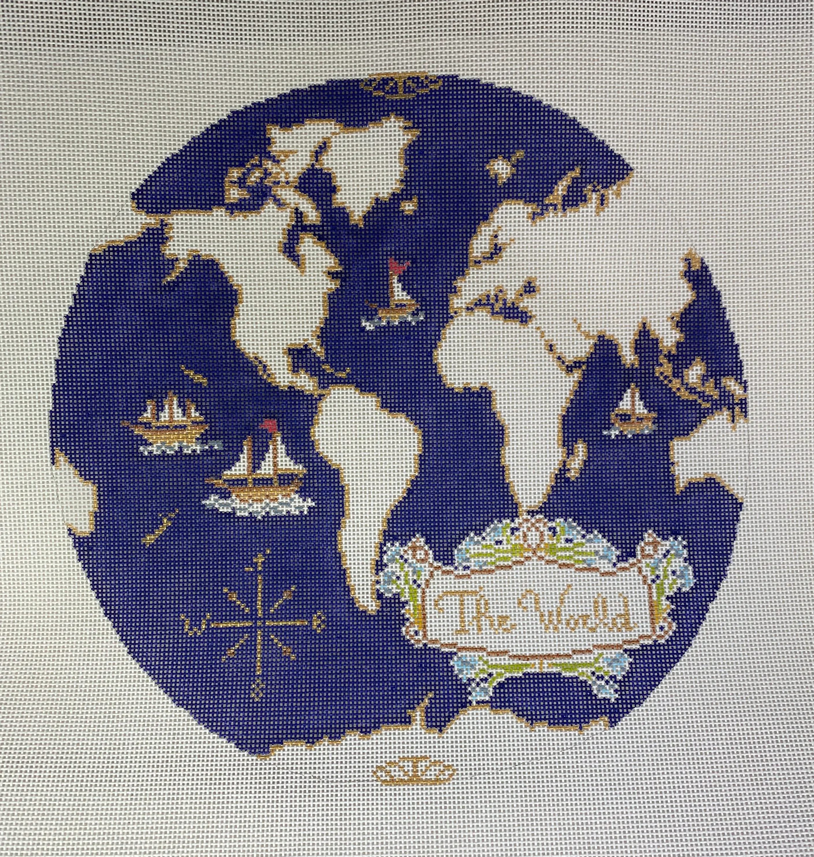 The Plum Stitchery 257 15W Atlas Pillow