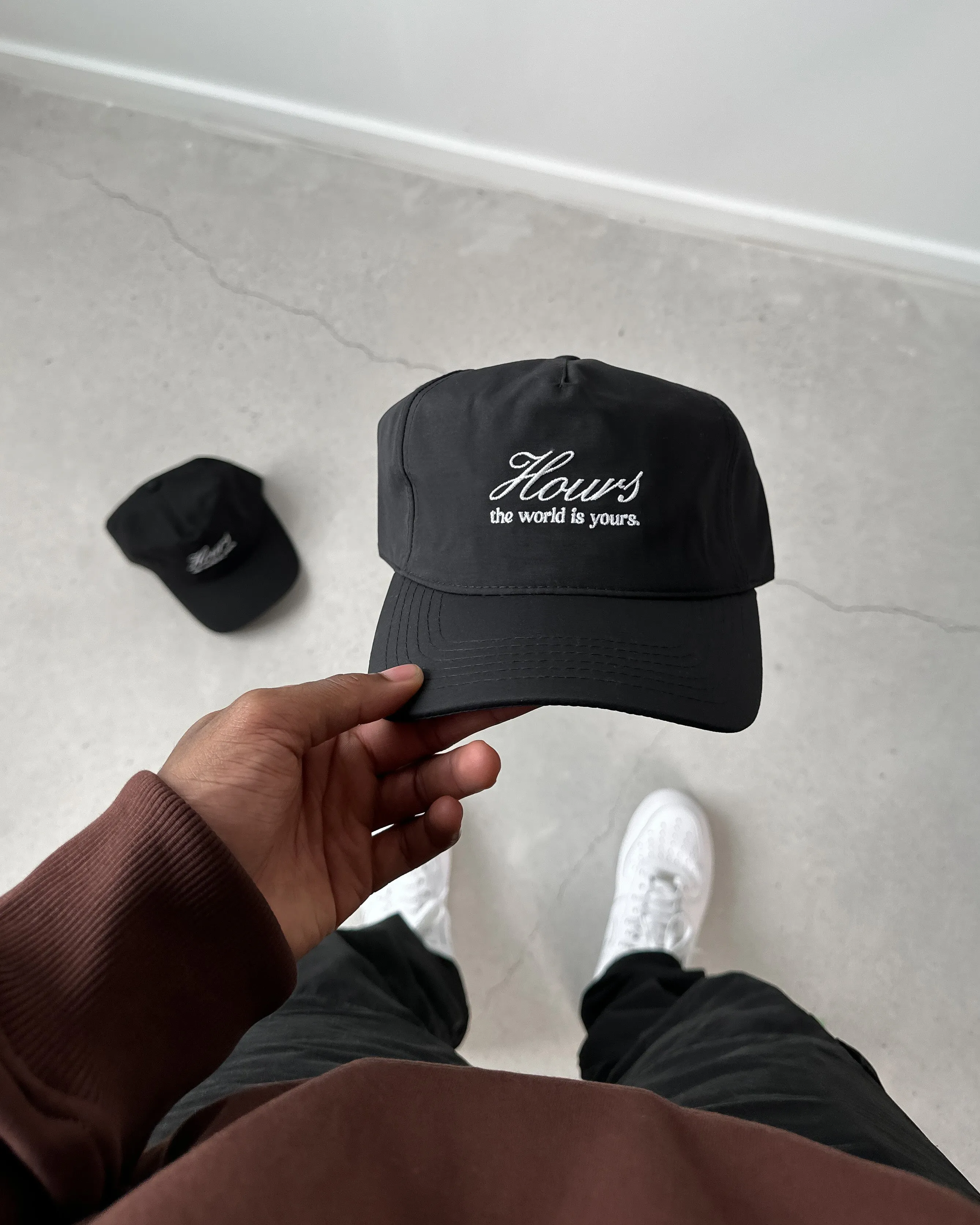 The World is Yours Nylon Cap - Black