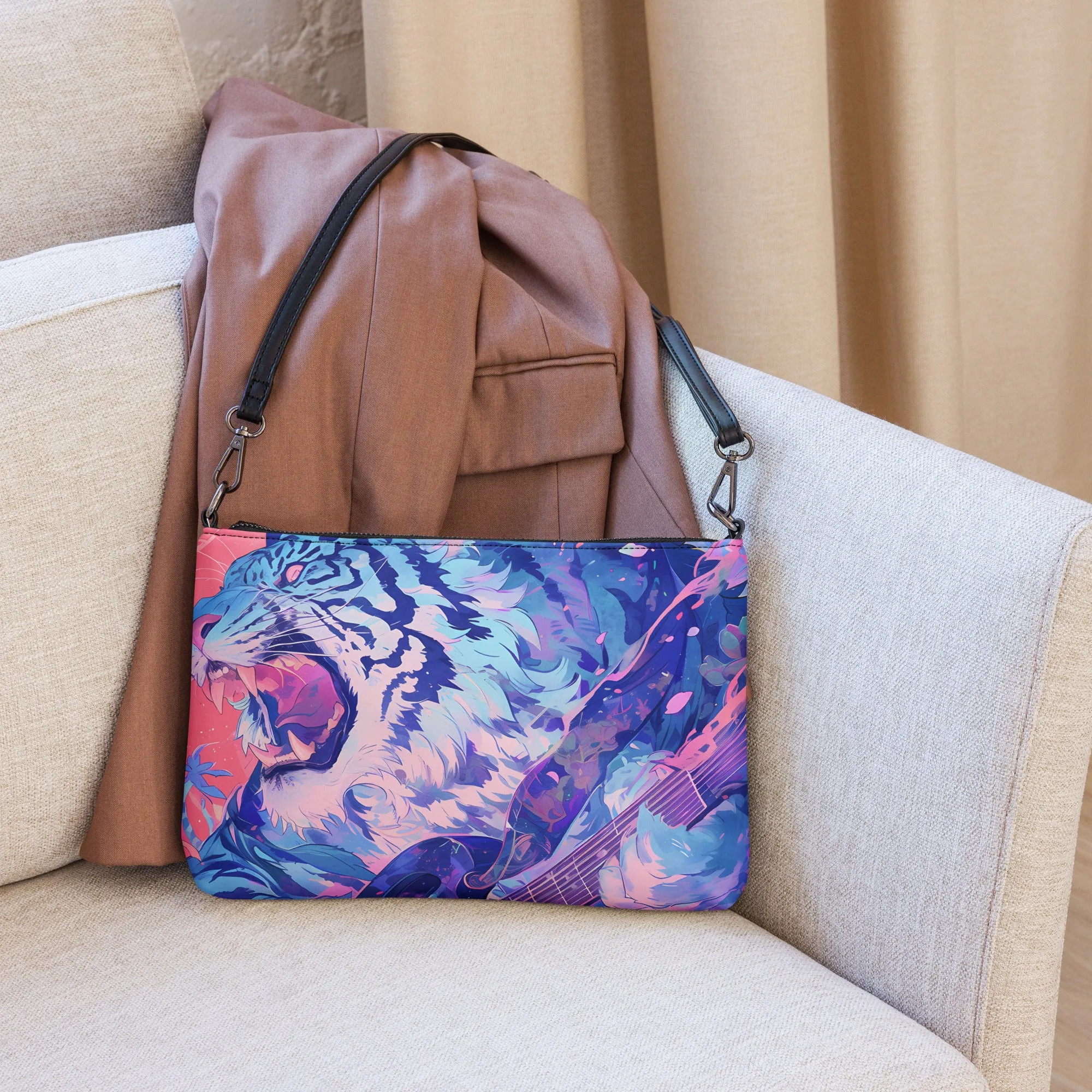 Tiger Guitar Crossbody bag