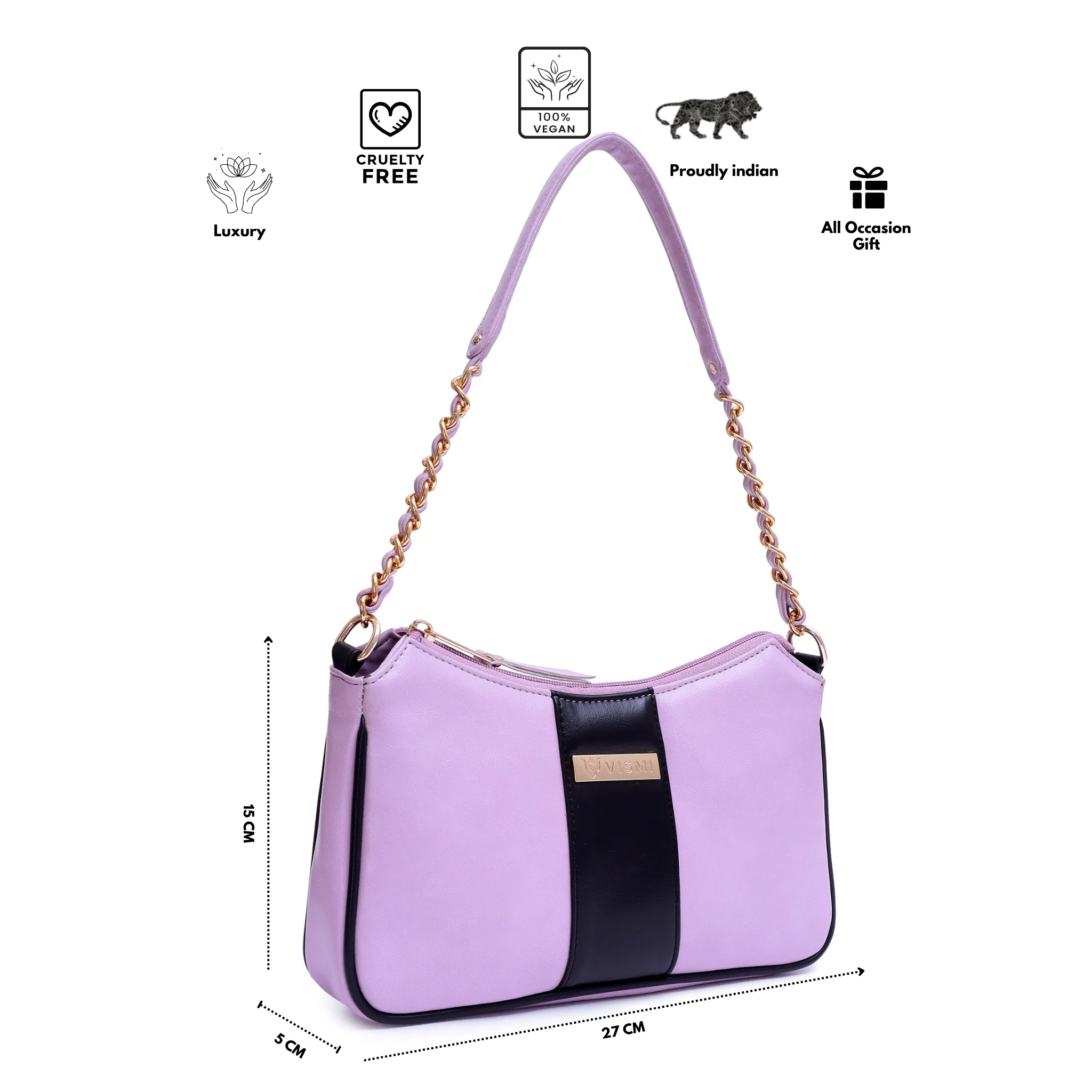 Timeless Glam Evening Bag - Lavender