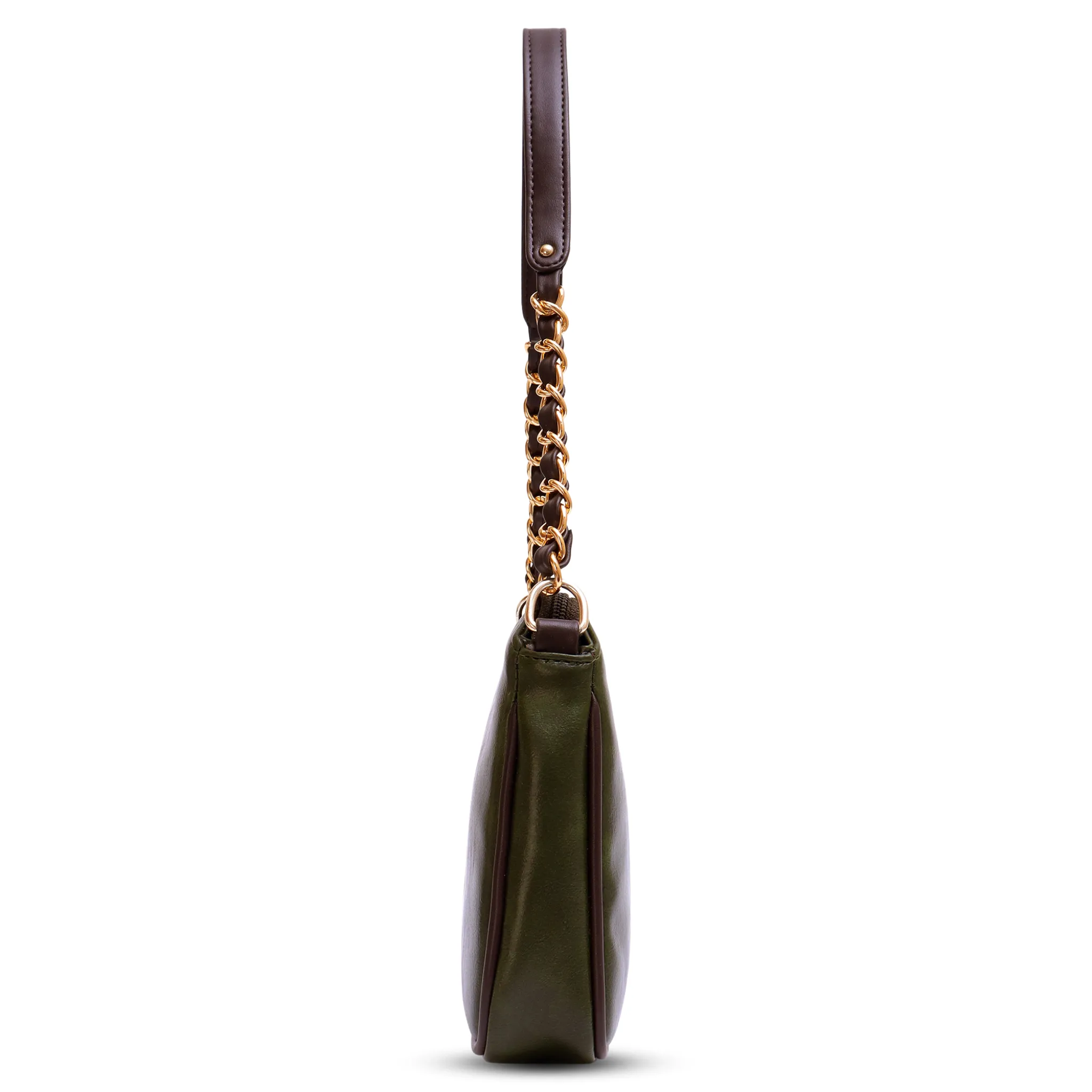 Timeless Glam Evening Bag - Olive Green