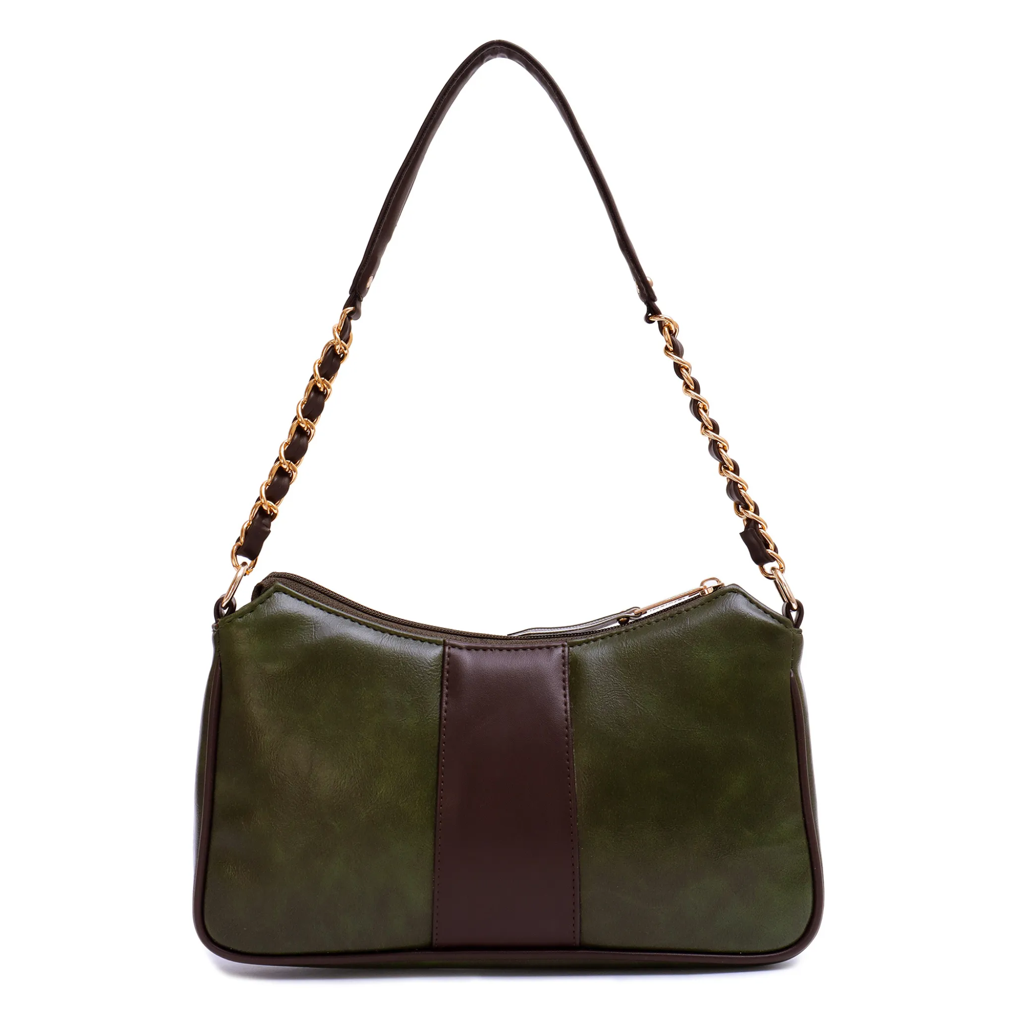 Timeless Glam Evening Bag - Olive Green