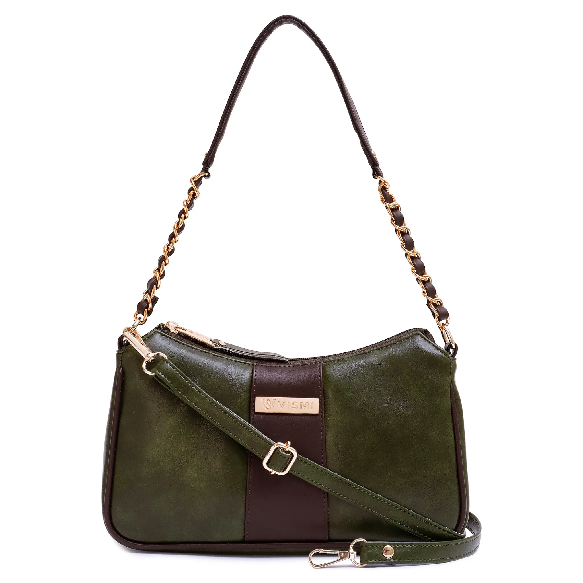 Timeless Glam Evening Bag - Olive Green