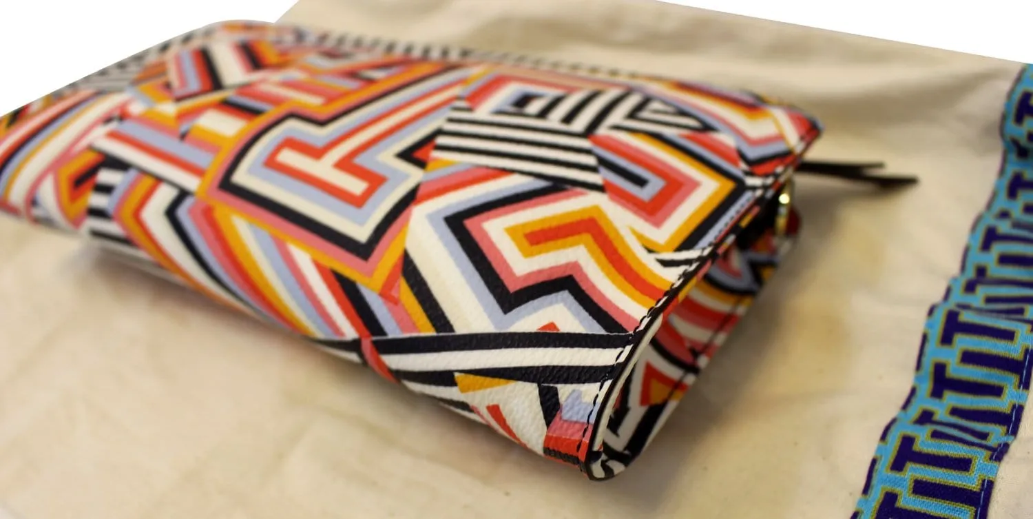 TORY BURCH Kerrington Wallet Crossbody Clutch Cut Out T Print