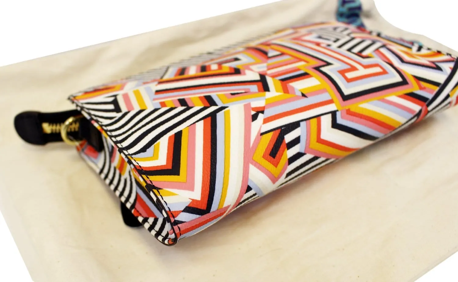 TORY BURCH Kerrington Wallet Crossbody Clutch Cut Out T Print