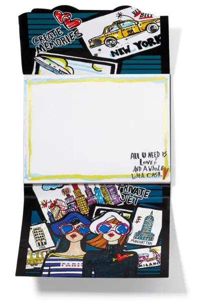 Travel Girls Notepad G8293M