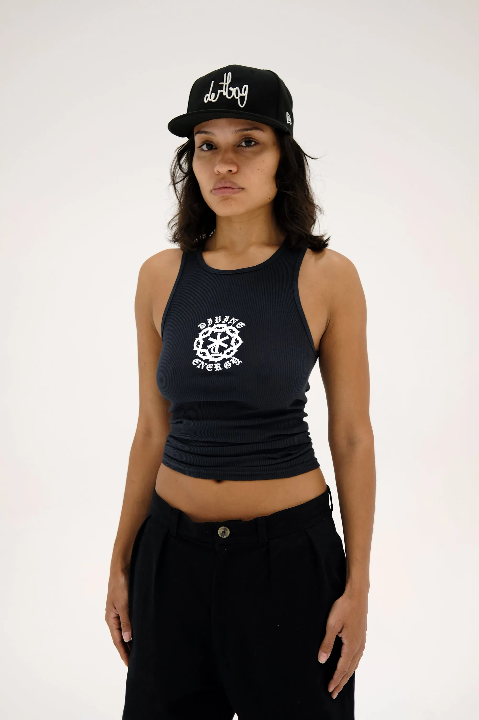 Two Pleat Pant (Black Canvas)