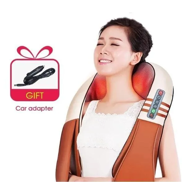 U-Shape Electrical Massager for Back, Neck, Shoulder, and Waist Pain Relief