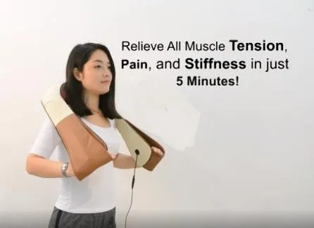 U-Shape Electrical Massager for Back, Neck, Shoulder, and Waist Pain Relief