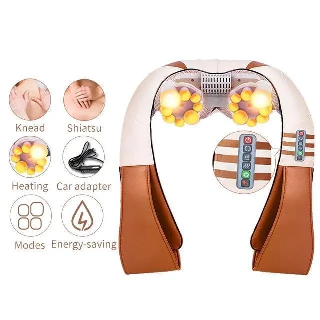 U-Shape Electrical Massager for Back, Neck, Shoulder, and Waist Pain Relief