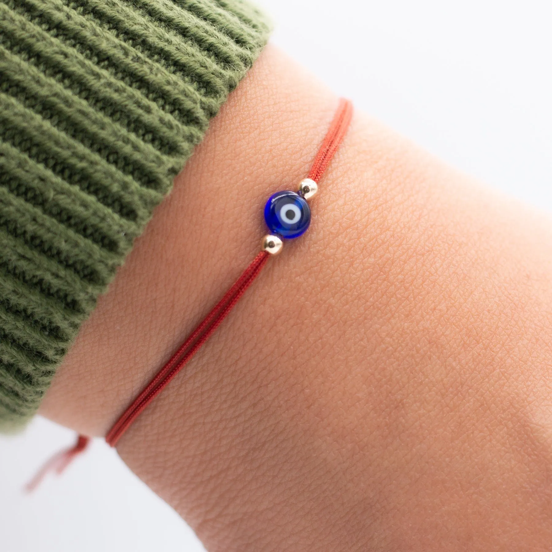 Unbothered & Protected String Bracelet