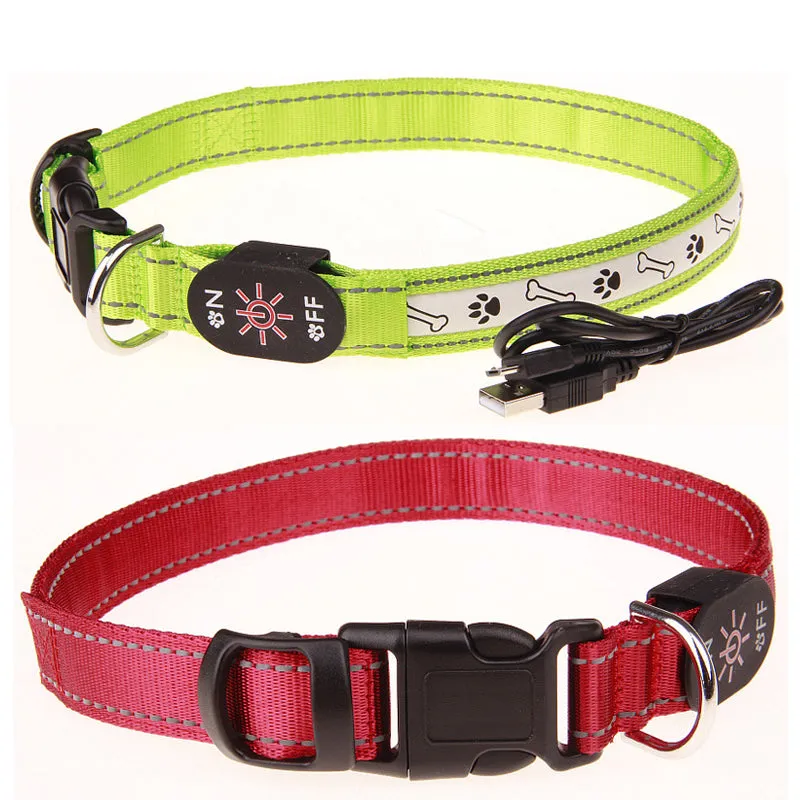 USB LED Dog Collars