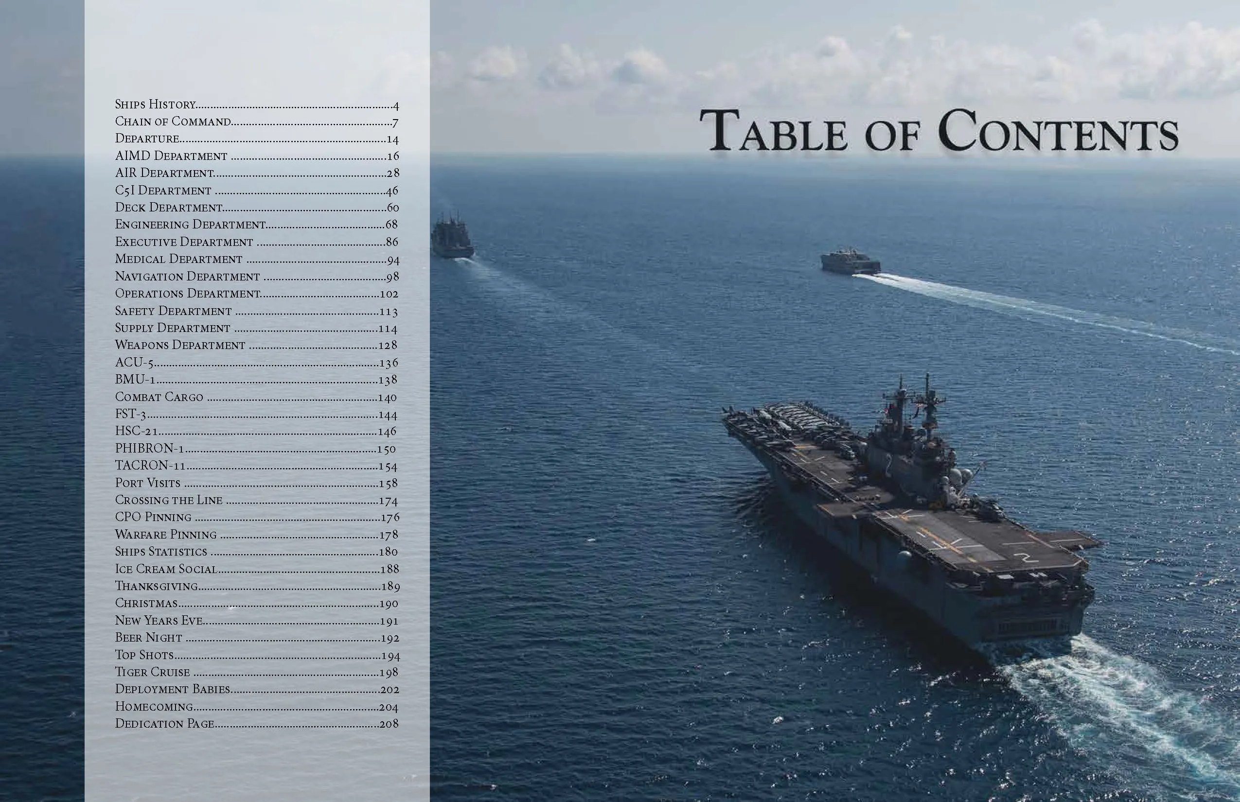 USS Essex (LHD 2) 2018-2019 Deployment Cruisebook