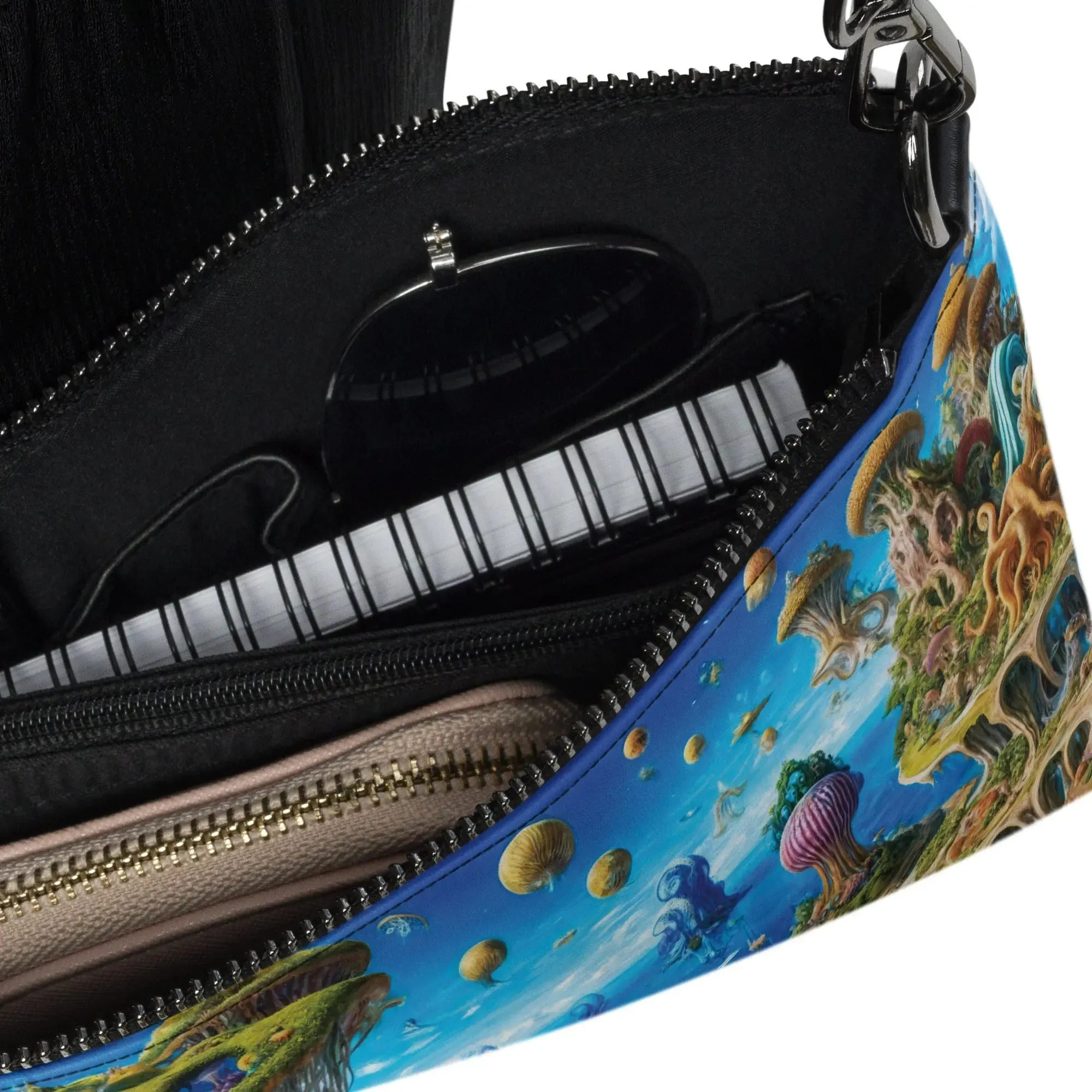 Versatile Crossbody Bag Fantasia Lagoon