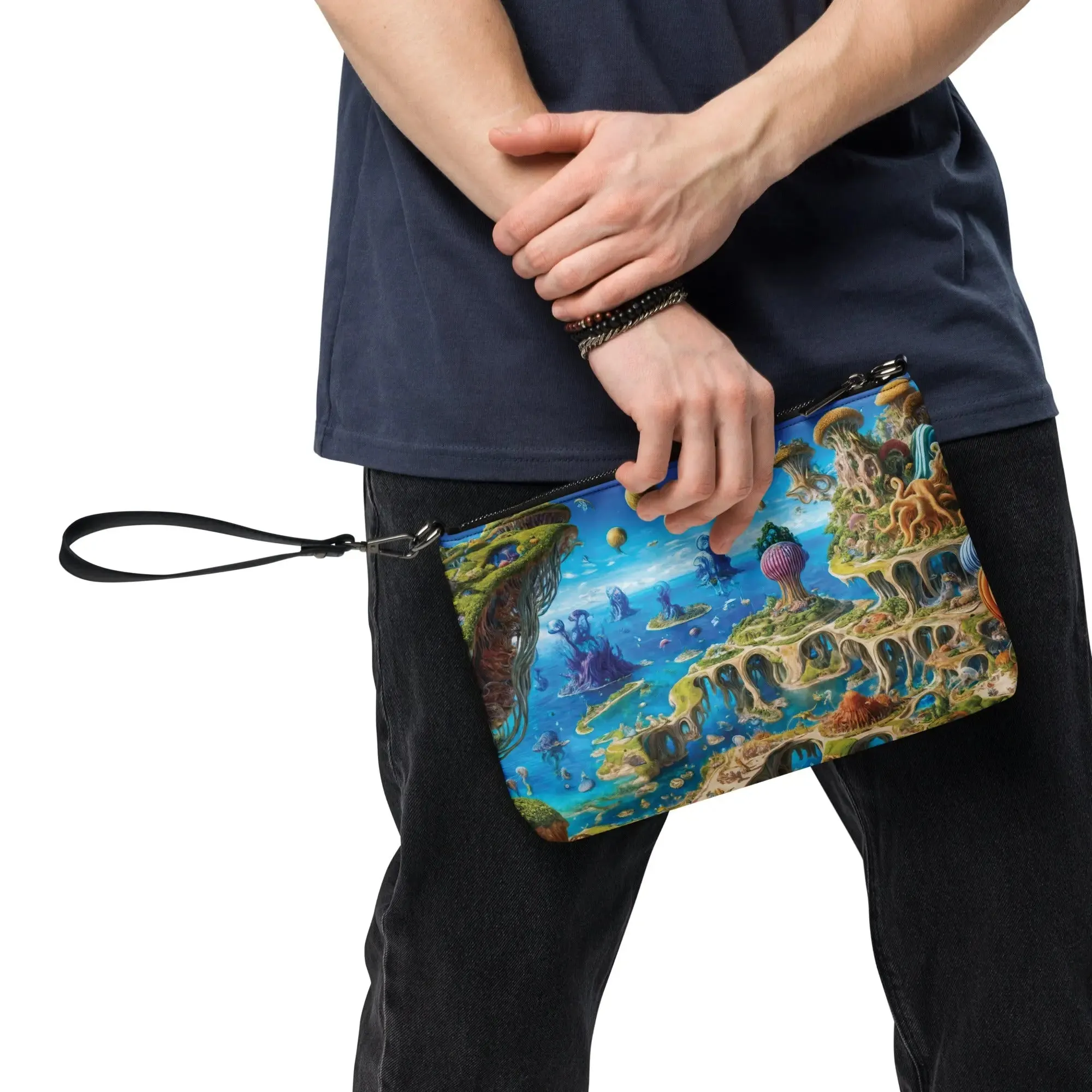 Versatile Crossbody Bag Fantasia Lagoon