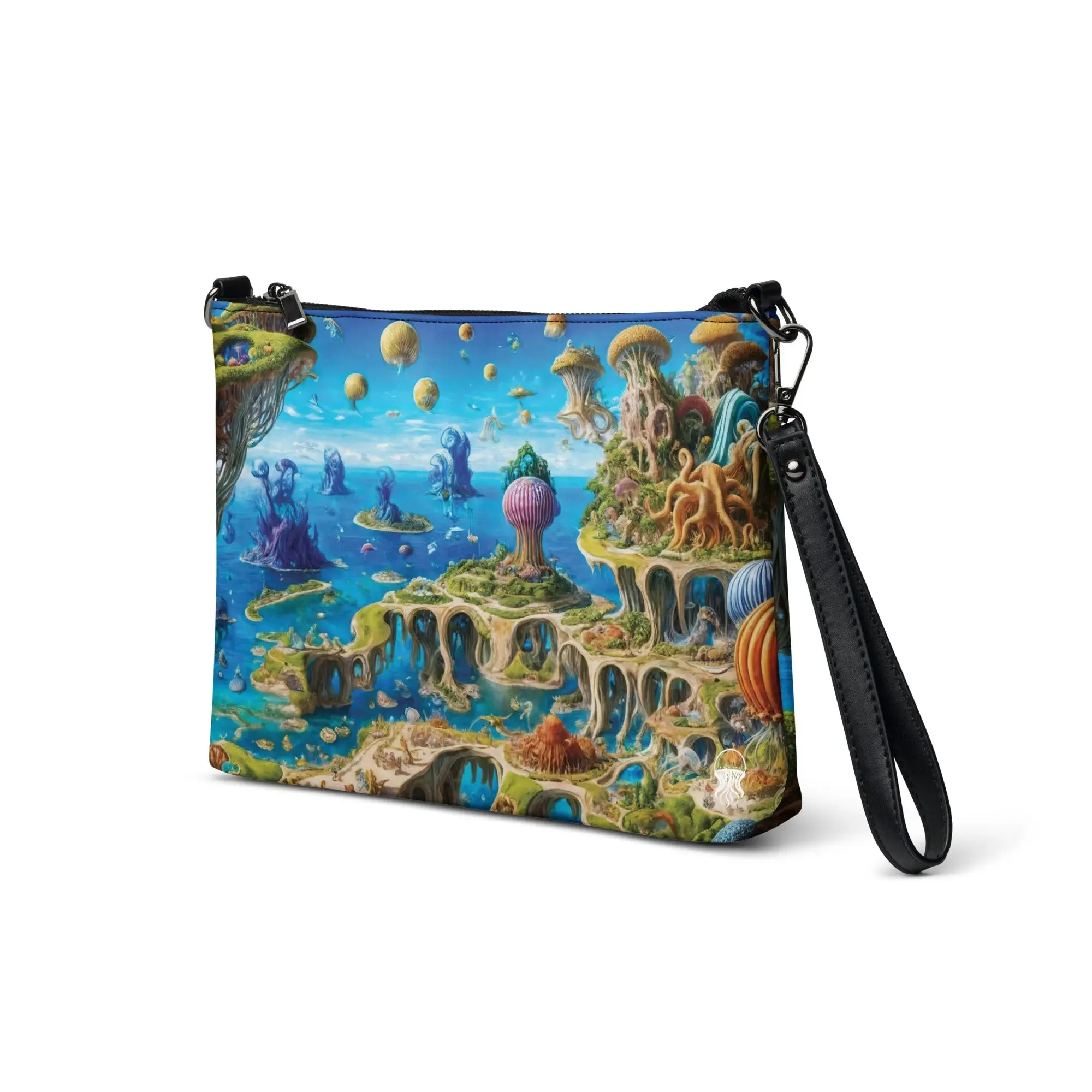 Versatile Crossbody Bag Fantasia Lagoon