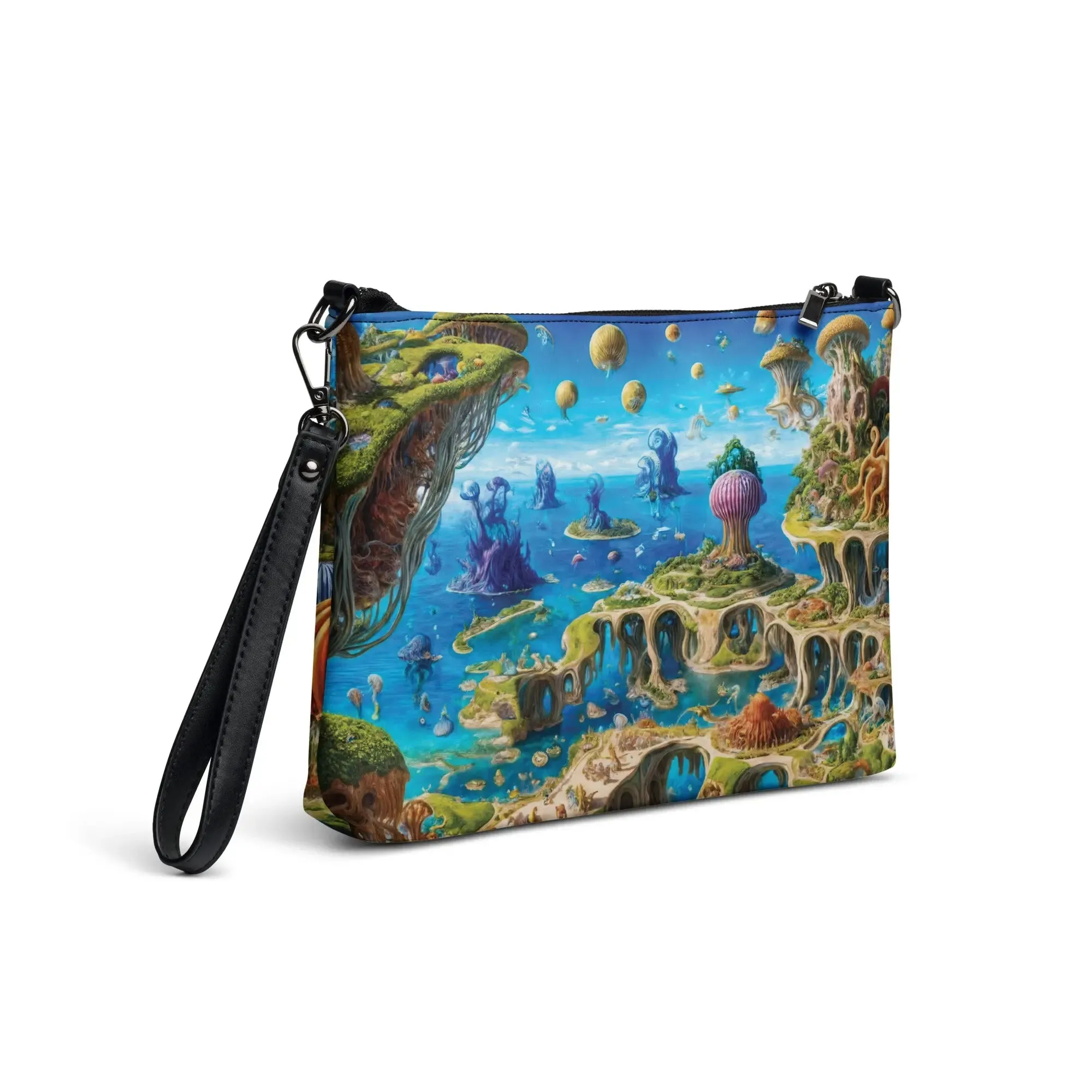 Versatile Crossbody Bag Fantasia Lagoon
