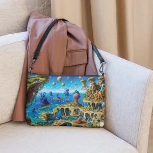 Versatile Crossbody Bag Fantasia Lagoon