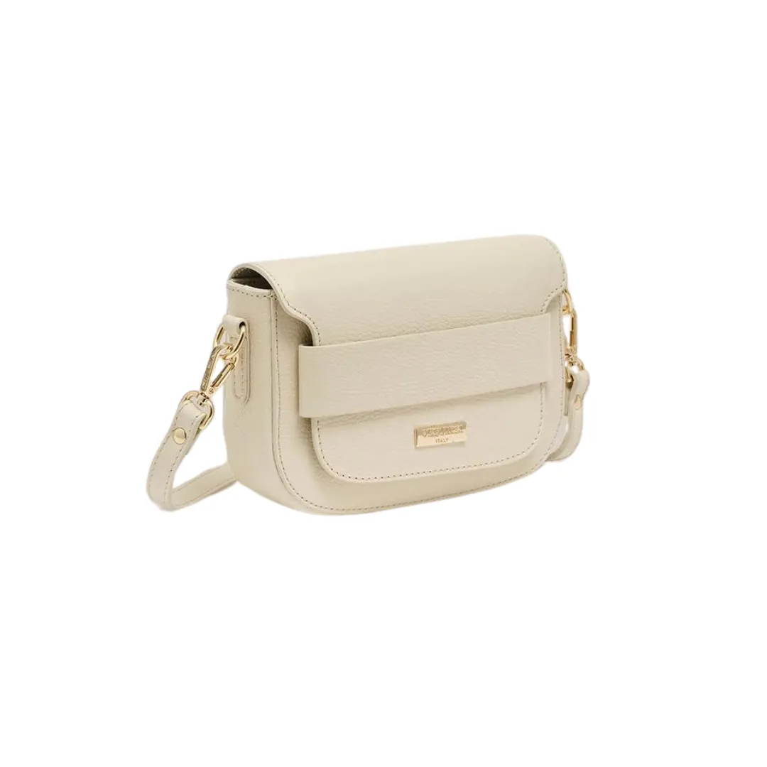 Vestirsi Zoe Ivory Crossbody Saddle Bag