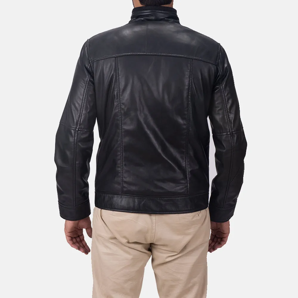 Vintage Black Leather Jacket