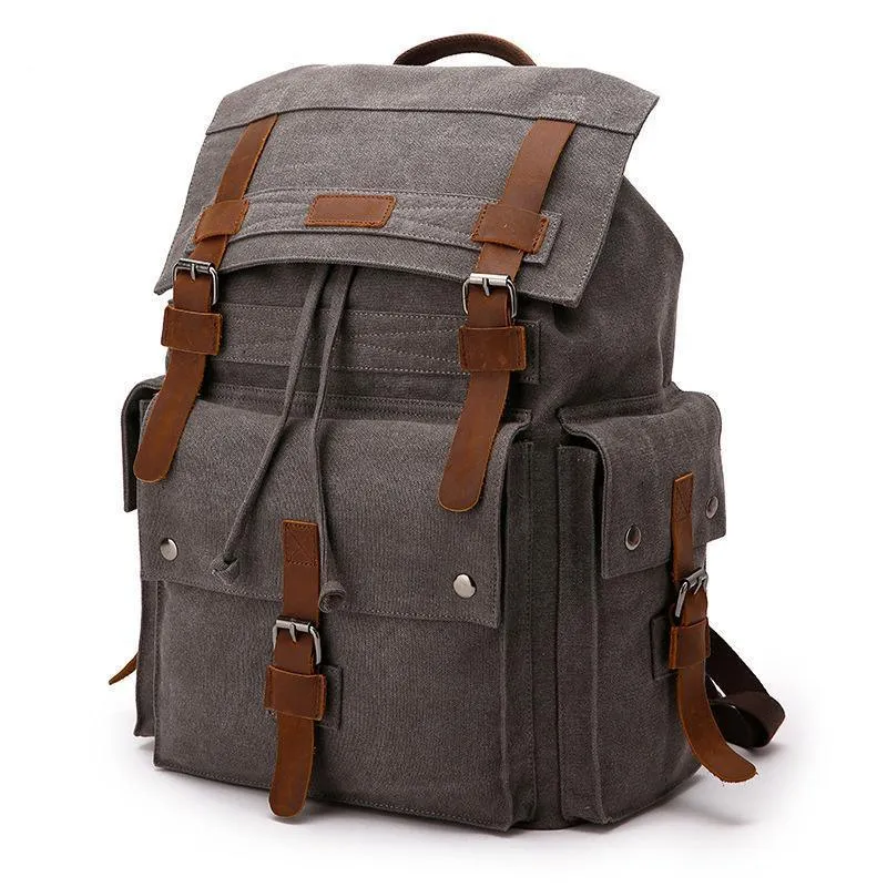 Vintage High Density Thick Canvas Backpack