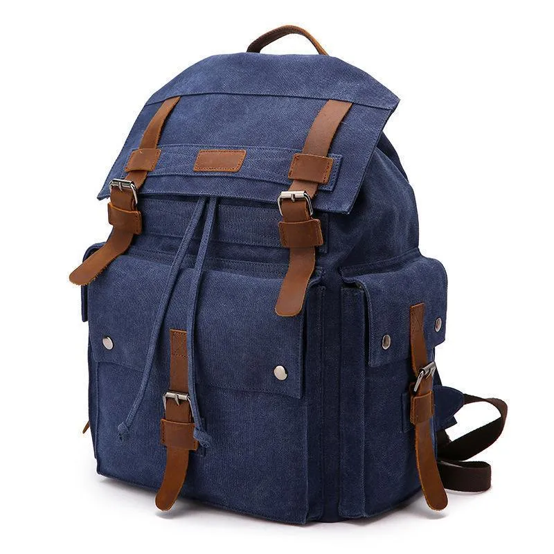 Vintage High Density Thick Canvas Backpack