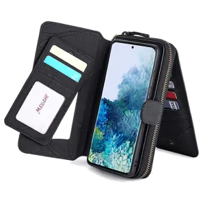 Wallet Faux Leather For Samsung Galaxy