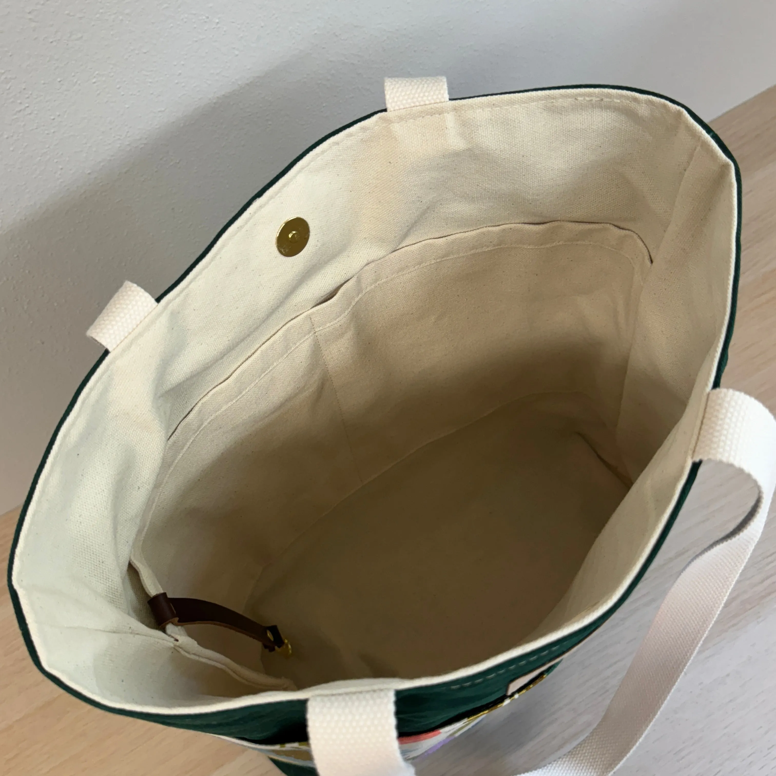 Waxed Canvas Tote Bag
