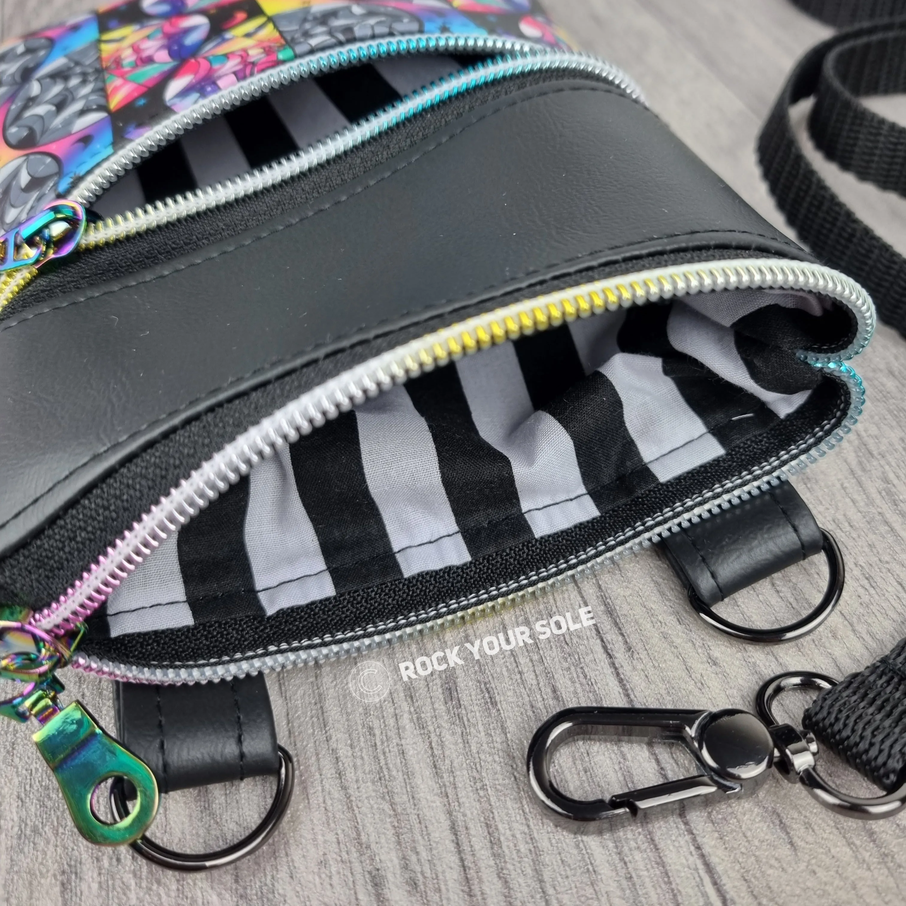 Wednesday Window Faux Leather Crossbody Bag