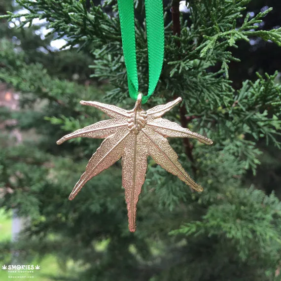 Weed Christmas Ornament