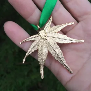 Weed Christmas Ornament