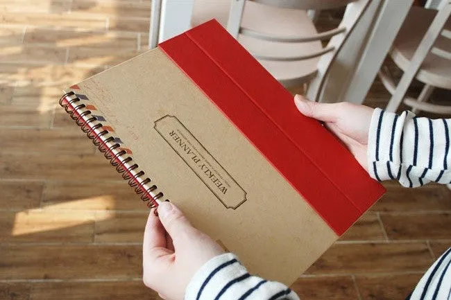 Weekly Planner - Red