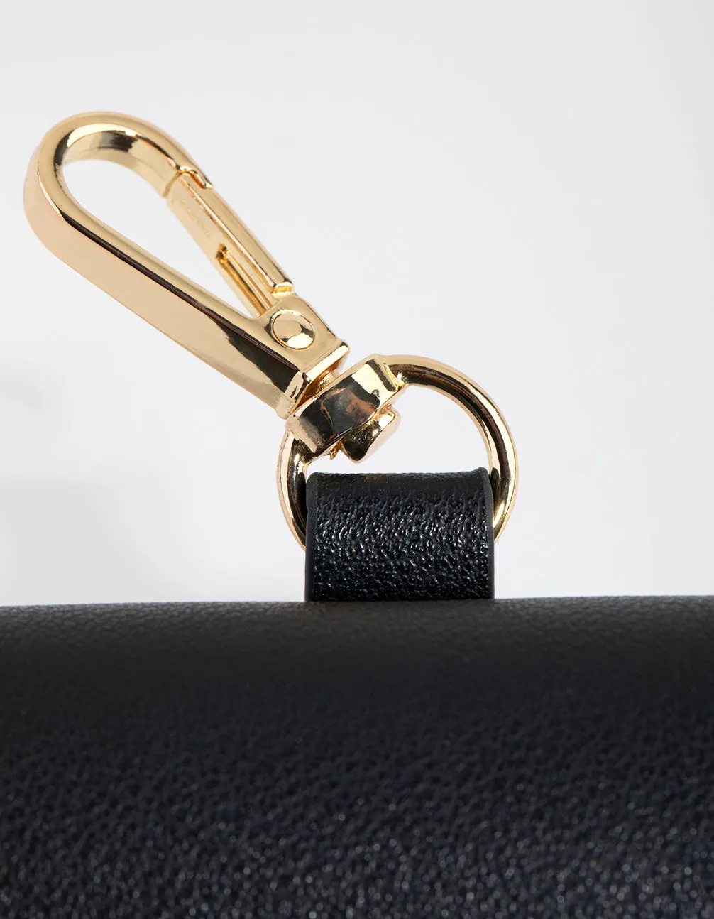 Wide Black PU Leather Earpod Case