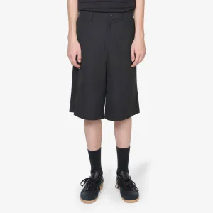 Wide-Leg Shorts Black