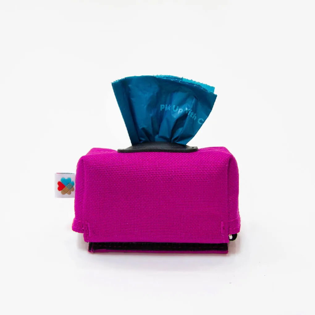 Wildebeest Funston Poop Bag Dispenser | Fuchsia