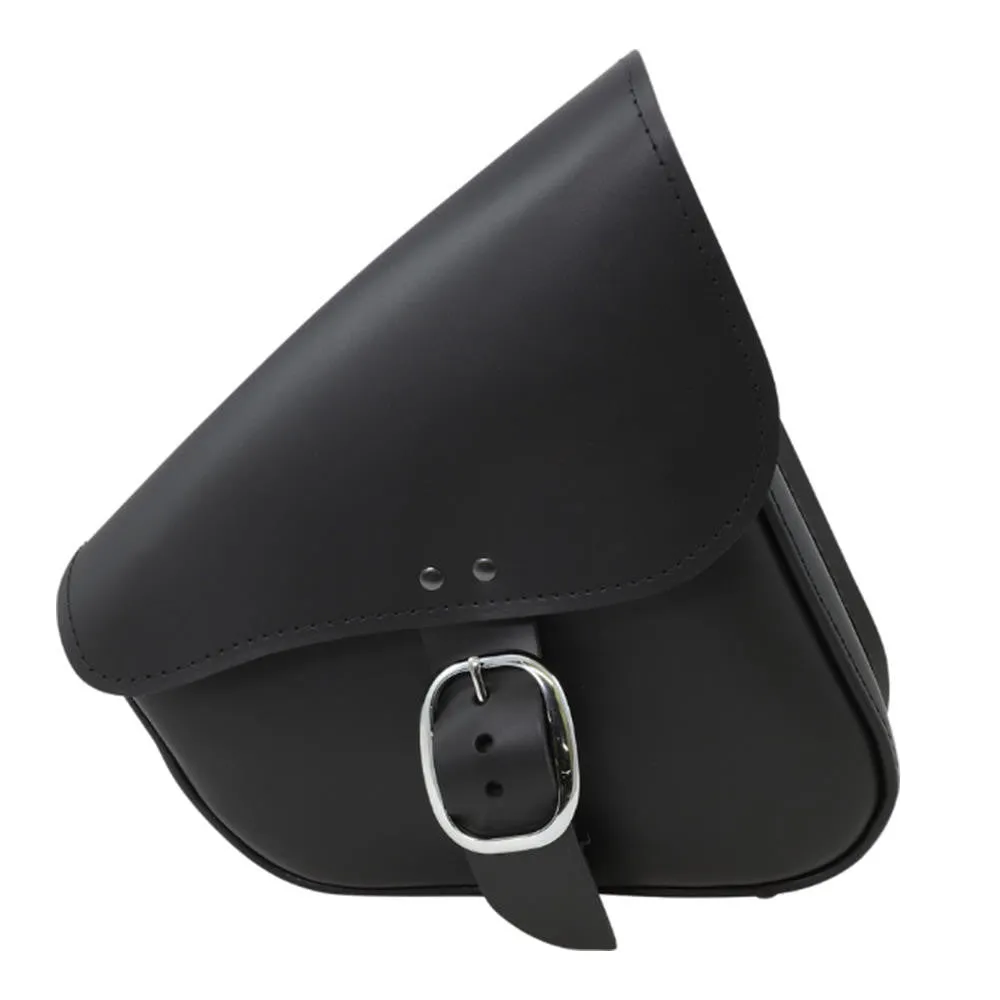 Willie & Max - Swingarm Bag - Black/Chrome Buckle