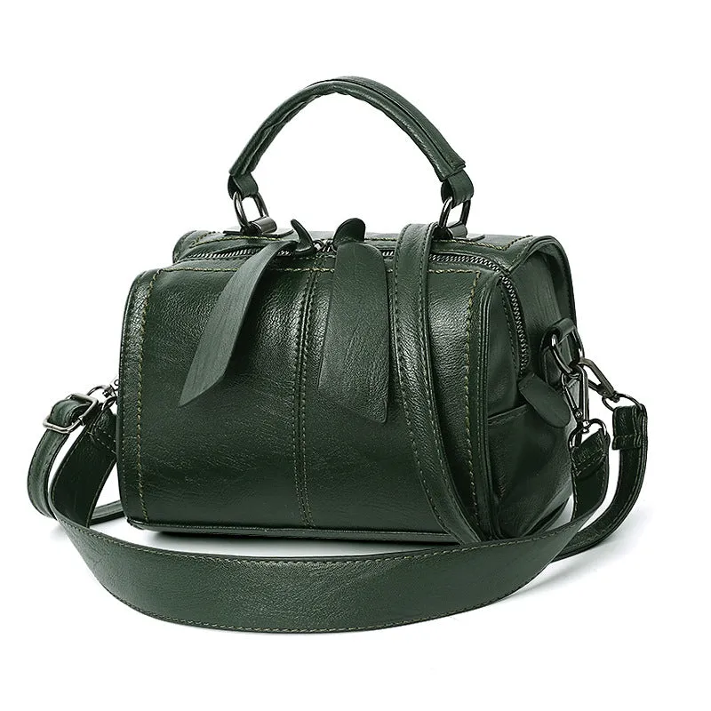 Winter Soft PU Leather Shoulder Messenger Bag