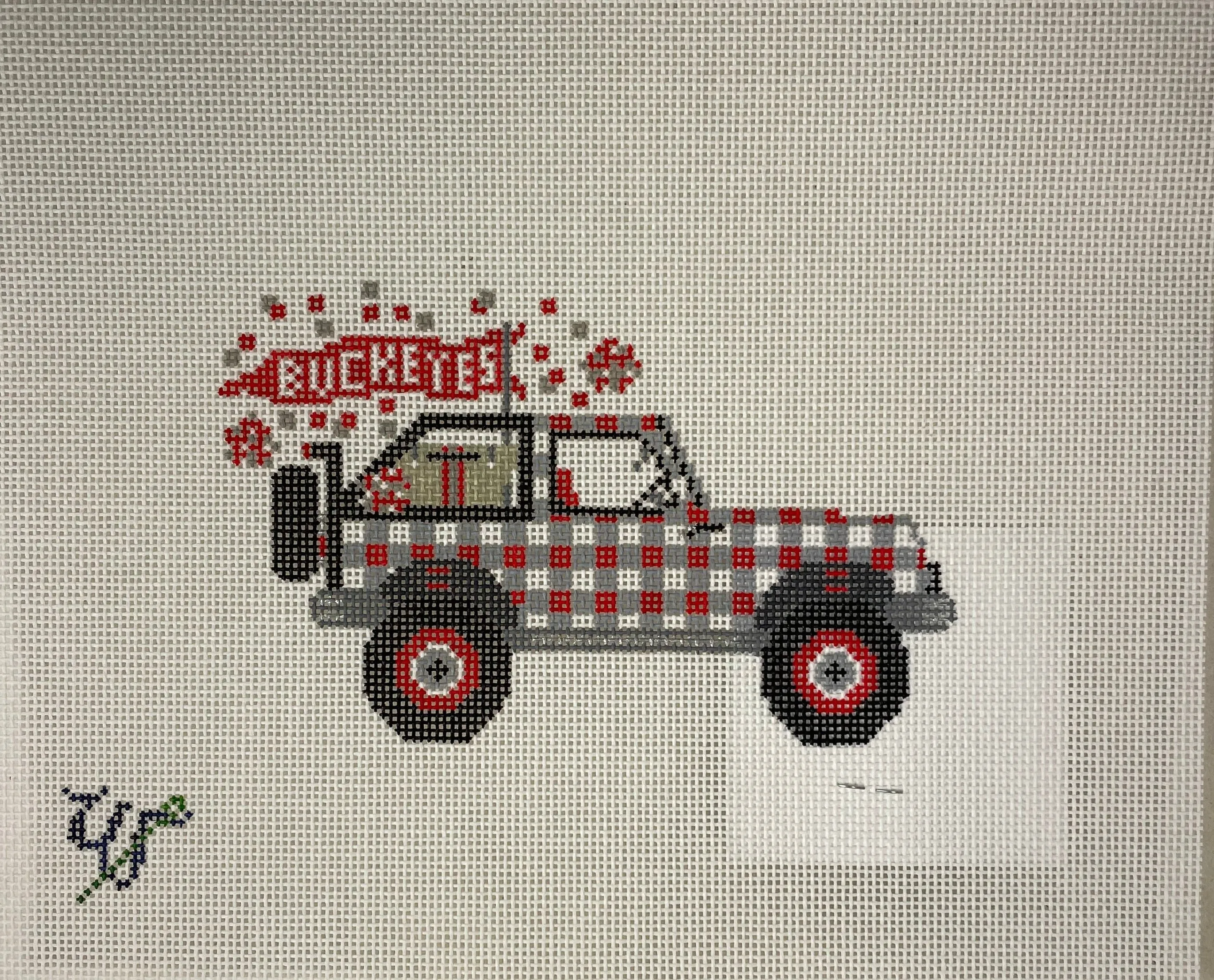 Wipstitch Needleworks WS113 Ohio State Jeep