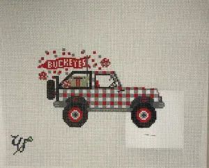 Wipstitch Needleworks WS113 Ohio State Jeep