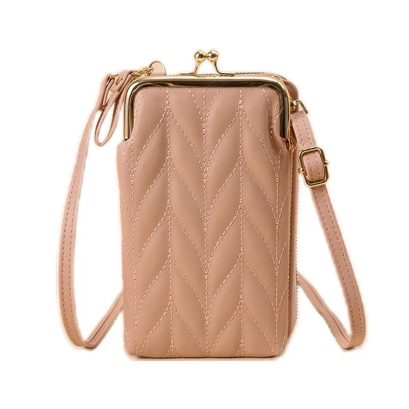 Women Mobile Phone Bag Pu Leather Purse Wallet Shoulder Pouch Small Crossbody Au