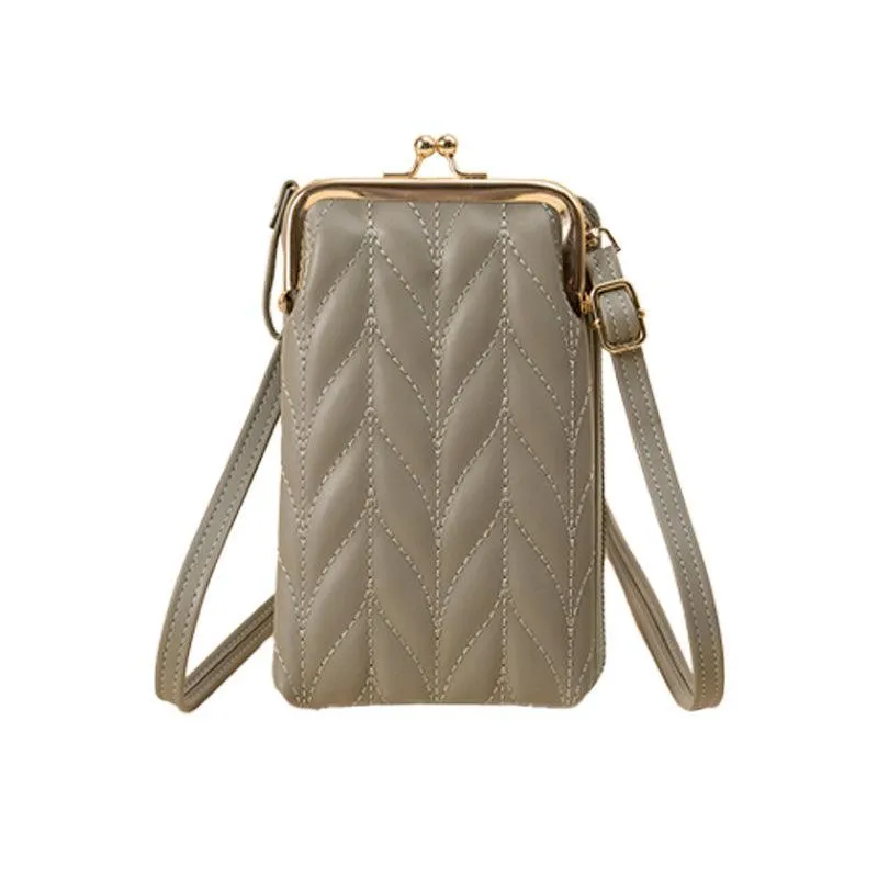 Women Mobile Phone Bag Pu Leather Purse Wallet Shoulder Pouch Small Crossbody Au